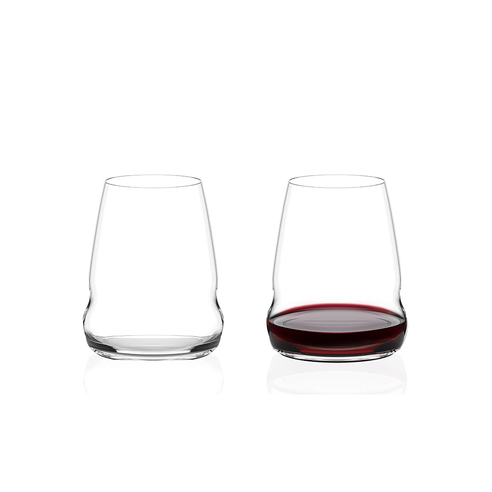 Cocoon Stemless Wine Glasses 555ml, Set of 2