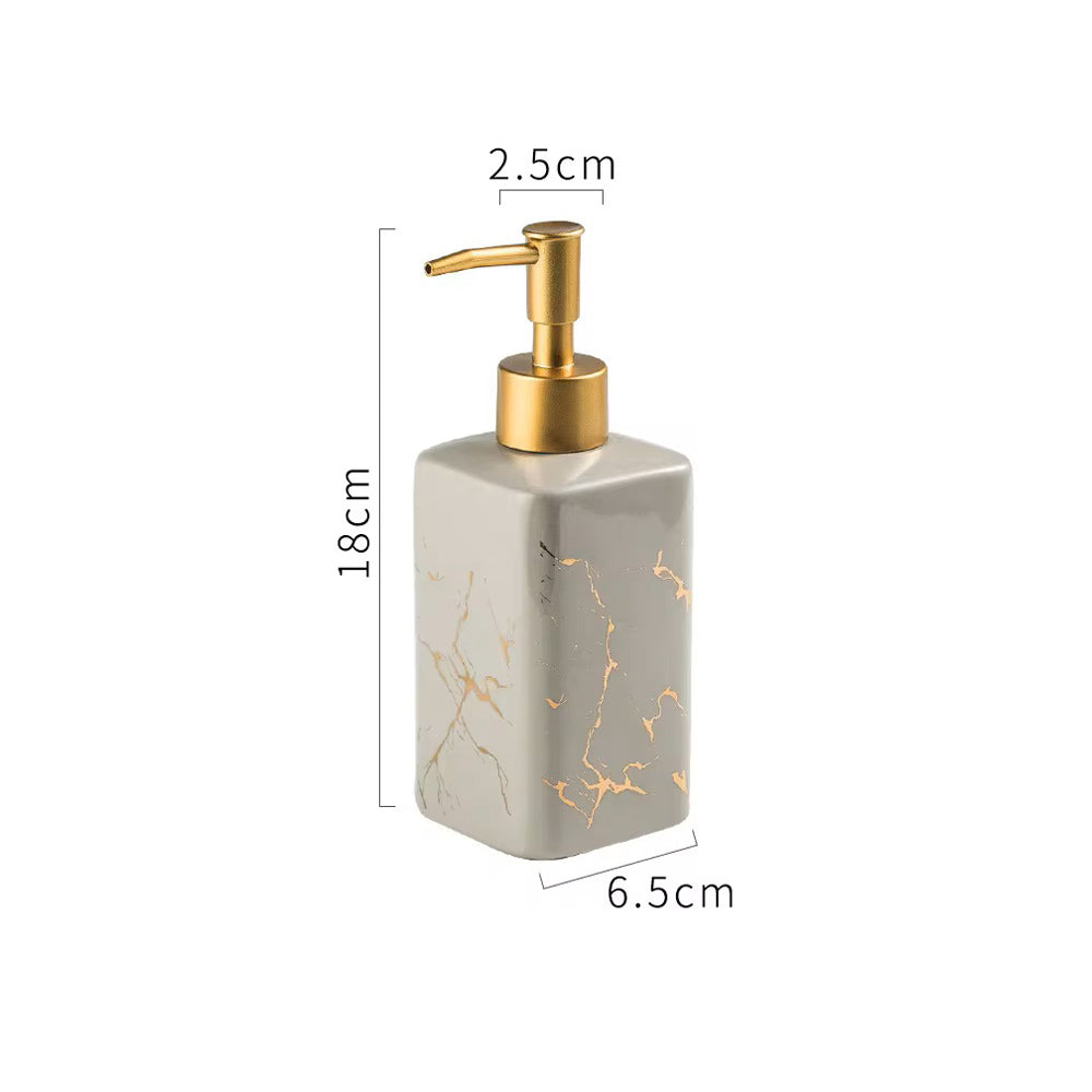 Column Soap Dispenser - Marble Grey