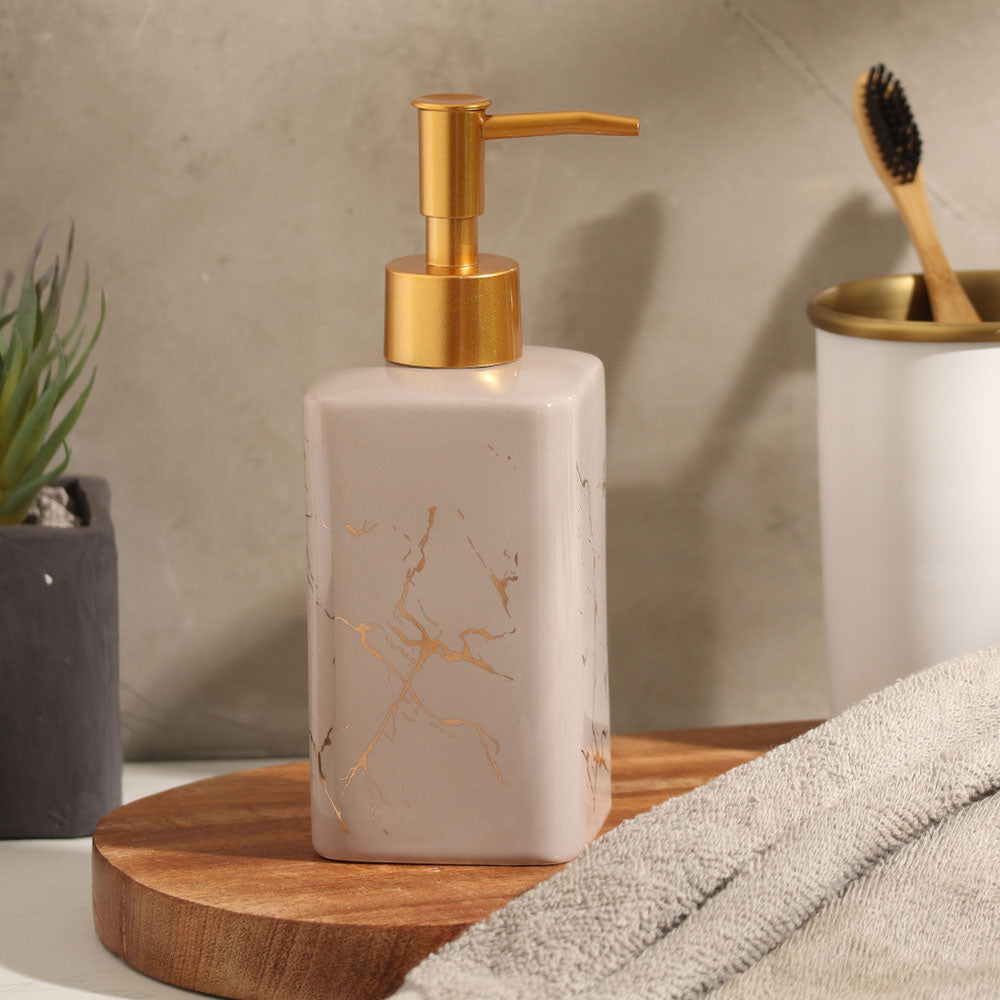 Column Soap Dispenser - Marble Grey