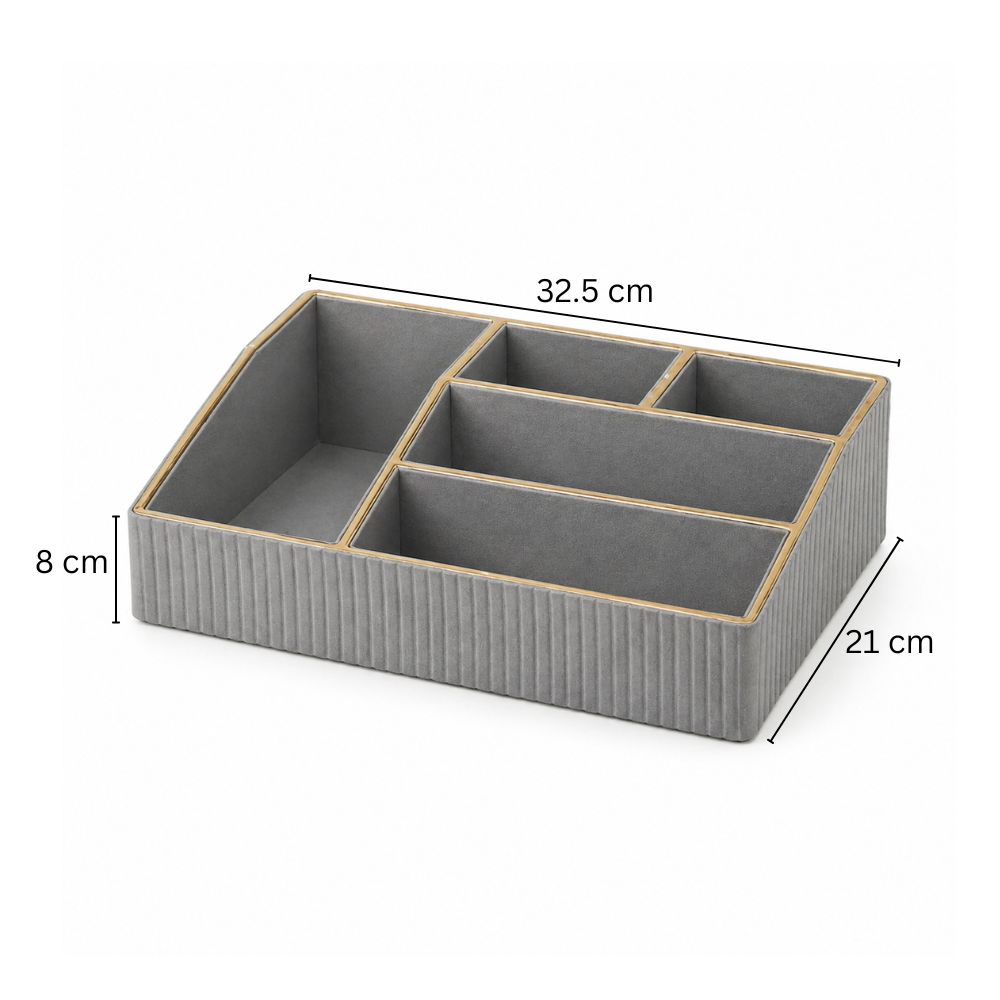 Columns Cosmetics Organiser - Dark Grey