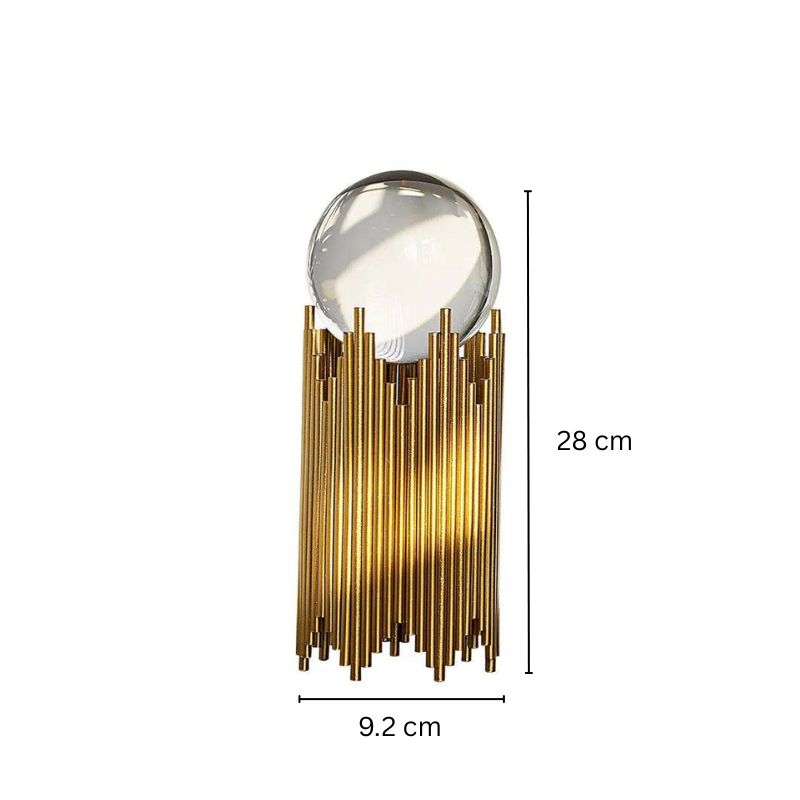 Columns Crystal Ball Accent - Large