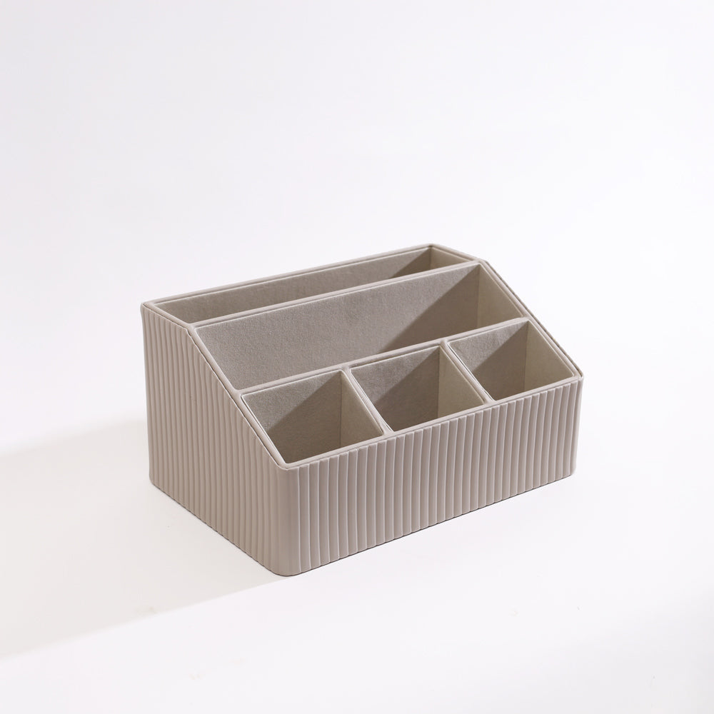 Columns Desk Organiser - Light Grey
