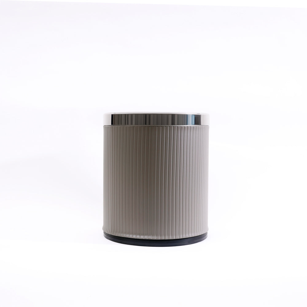 Columns Waste Bin 10L - Dark Grey & Dark Steel