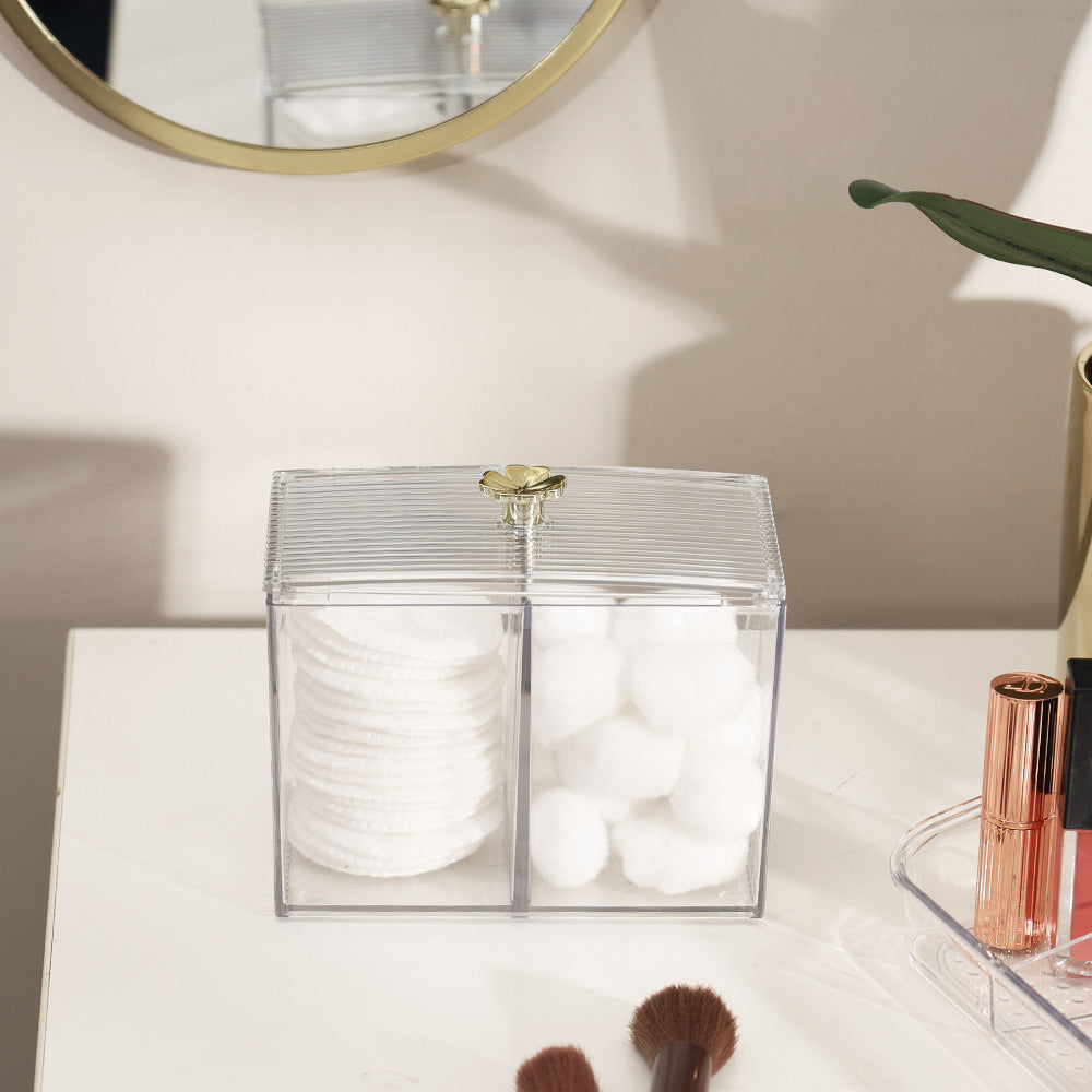 Cora Multi-compartment Storage Box - Clear