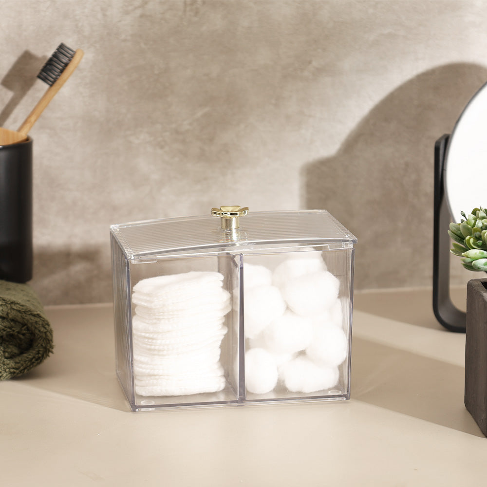 Cora Multi-compartment Storage Box - Clear