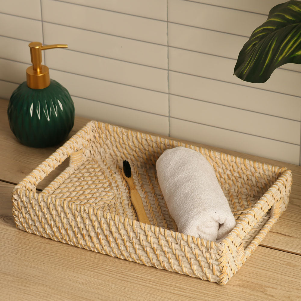 Corda Rattan Tray Medium - Birch