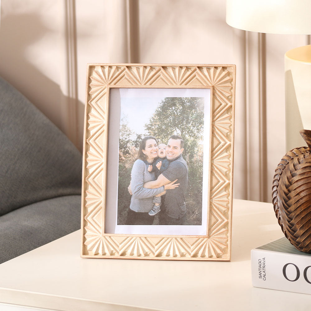 Cornice Photo Frame Large - Vintage Beige