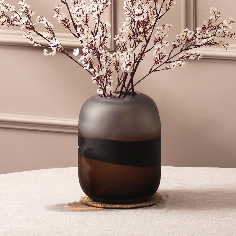 Corso Sabbia Glass Vase Large - Brown