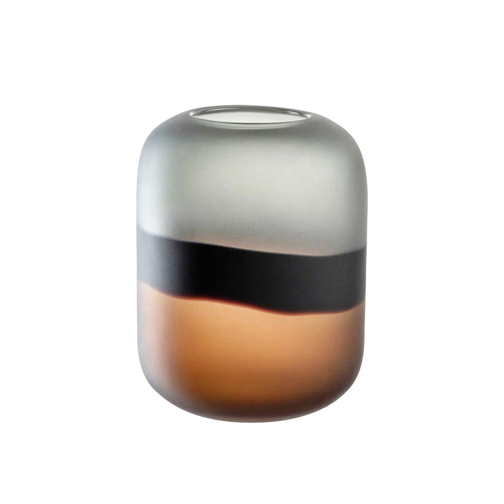 Corso Sabbia Glass Vase Large - Brown