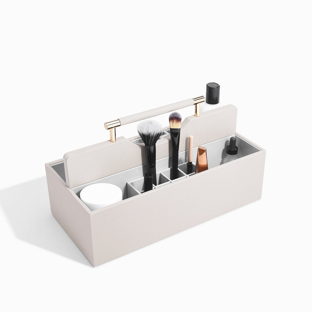 Cosmetic Organiser Caddy Large - Taupe