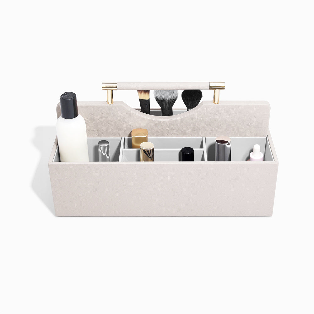 Cosmetic Organiser Caddy Large - Taupe