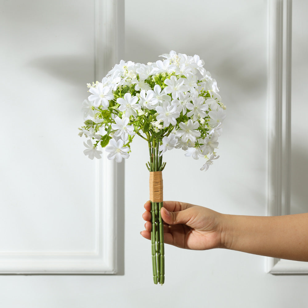 Cosmos Faux Bunch - White