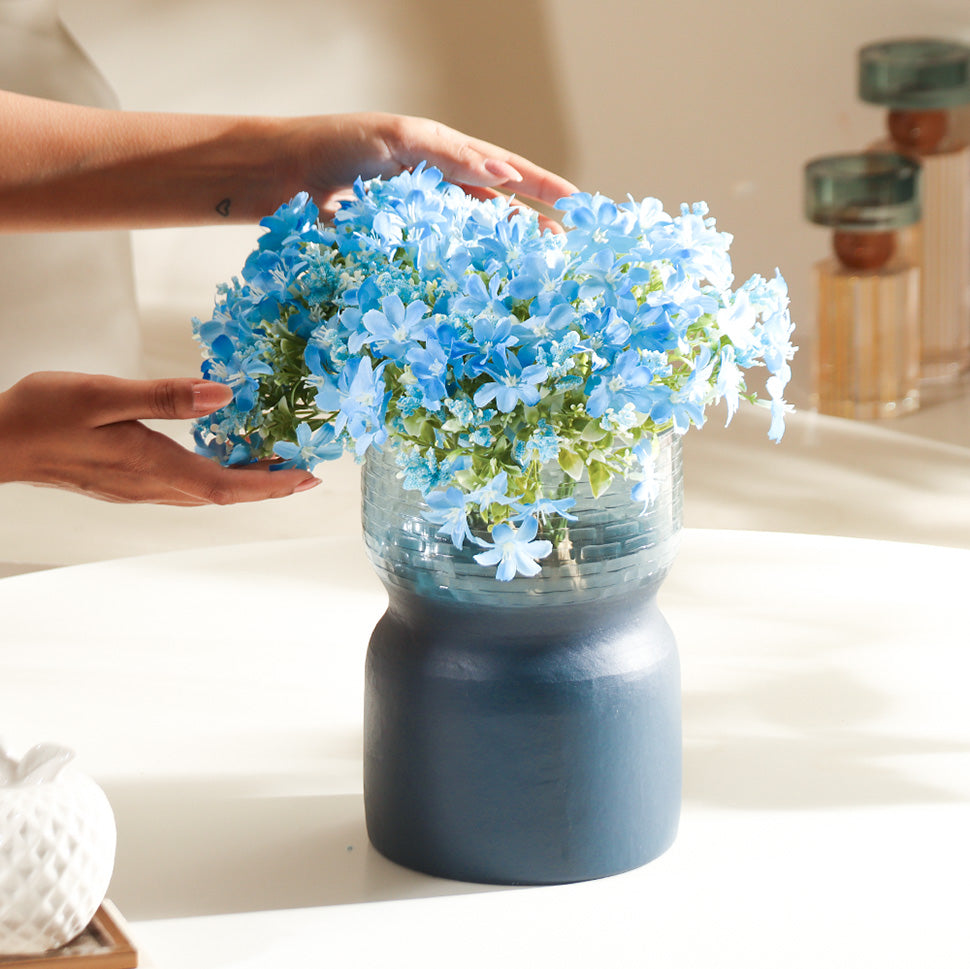 Cosmos Faux Bunch - Sky Blue