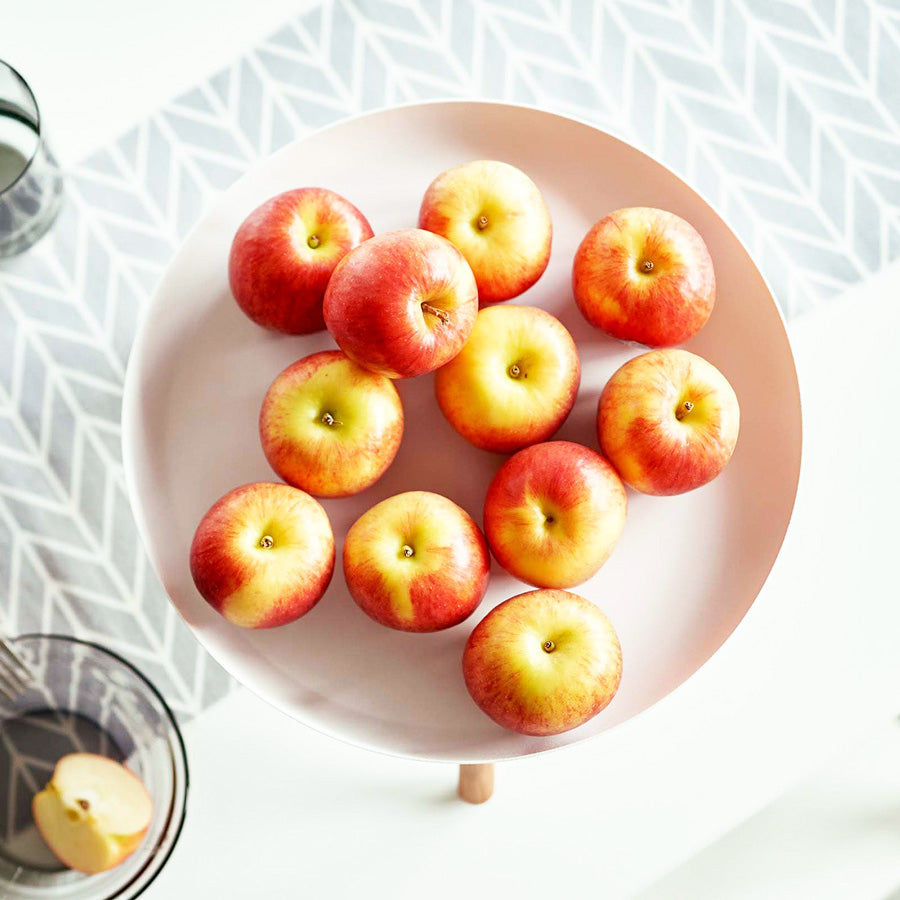 Countertop Pedestal Tray - White