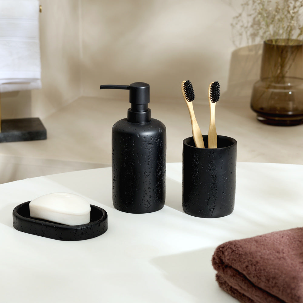 Cove 3-piece Bathroom Set - Black