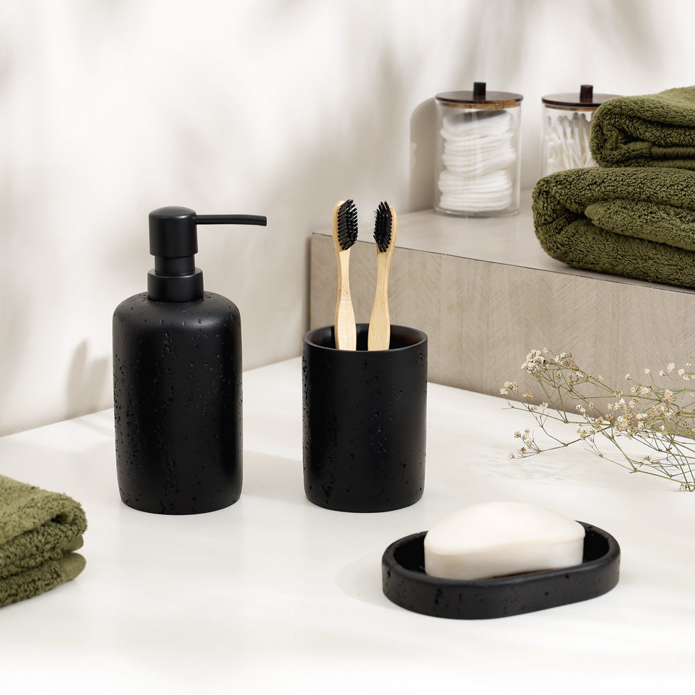 Cove 3-piece Bathroom Set - Black