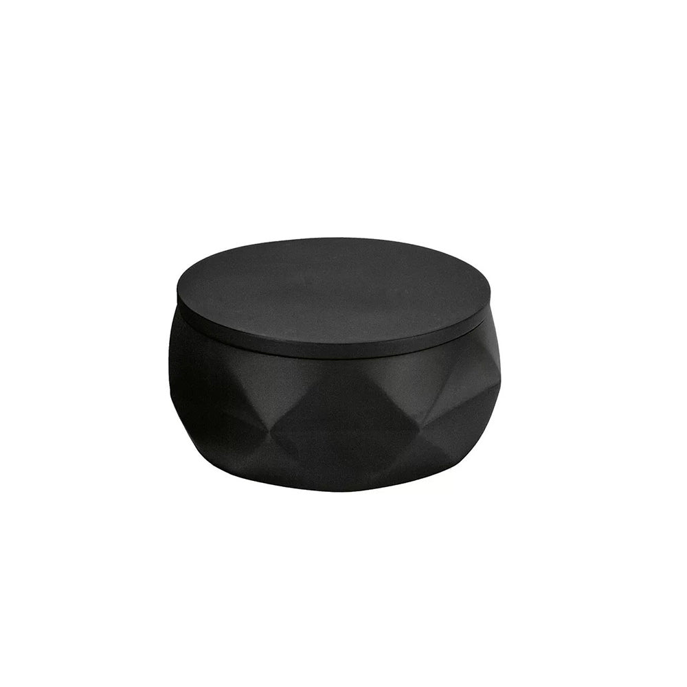 Crackle Cotton Jar - Black