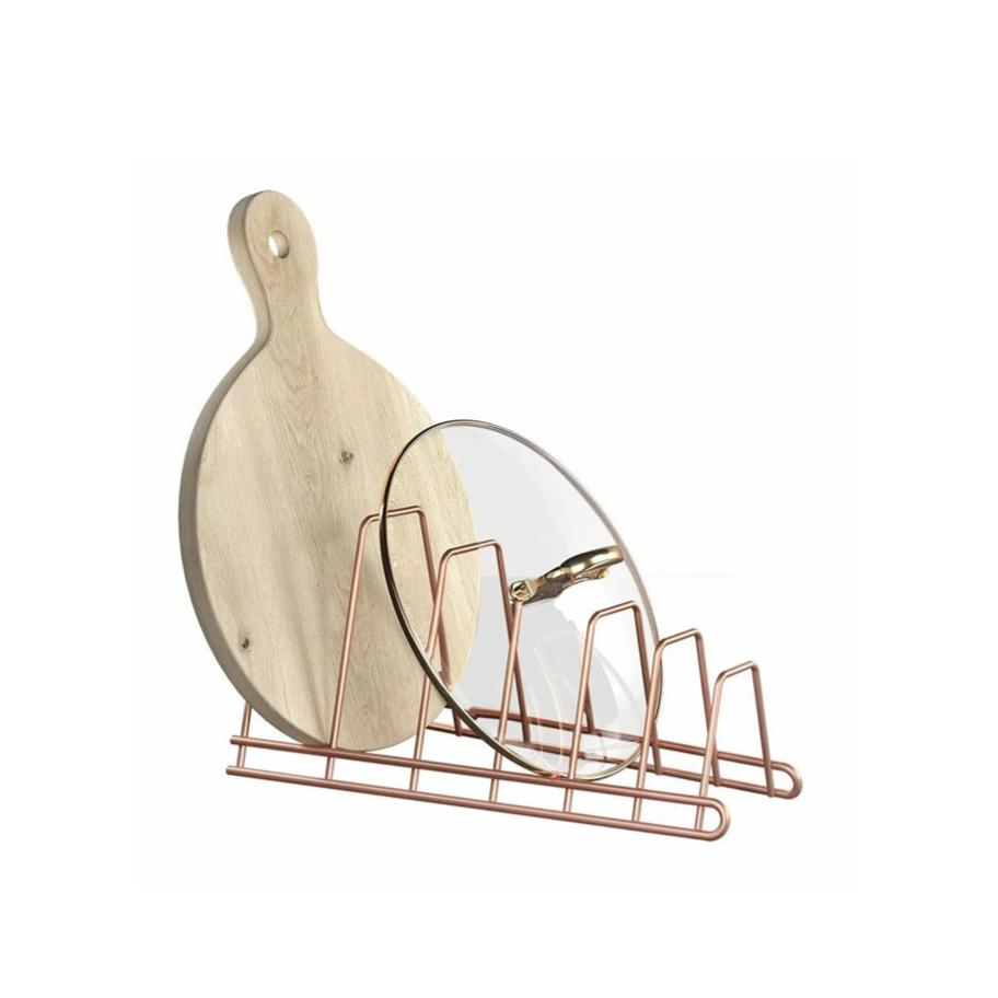 Cricket Lids and Plates Holder - Copper