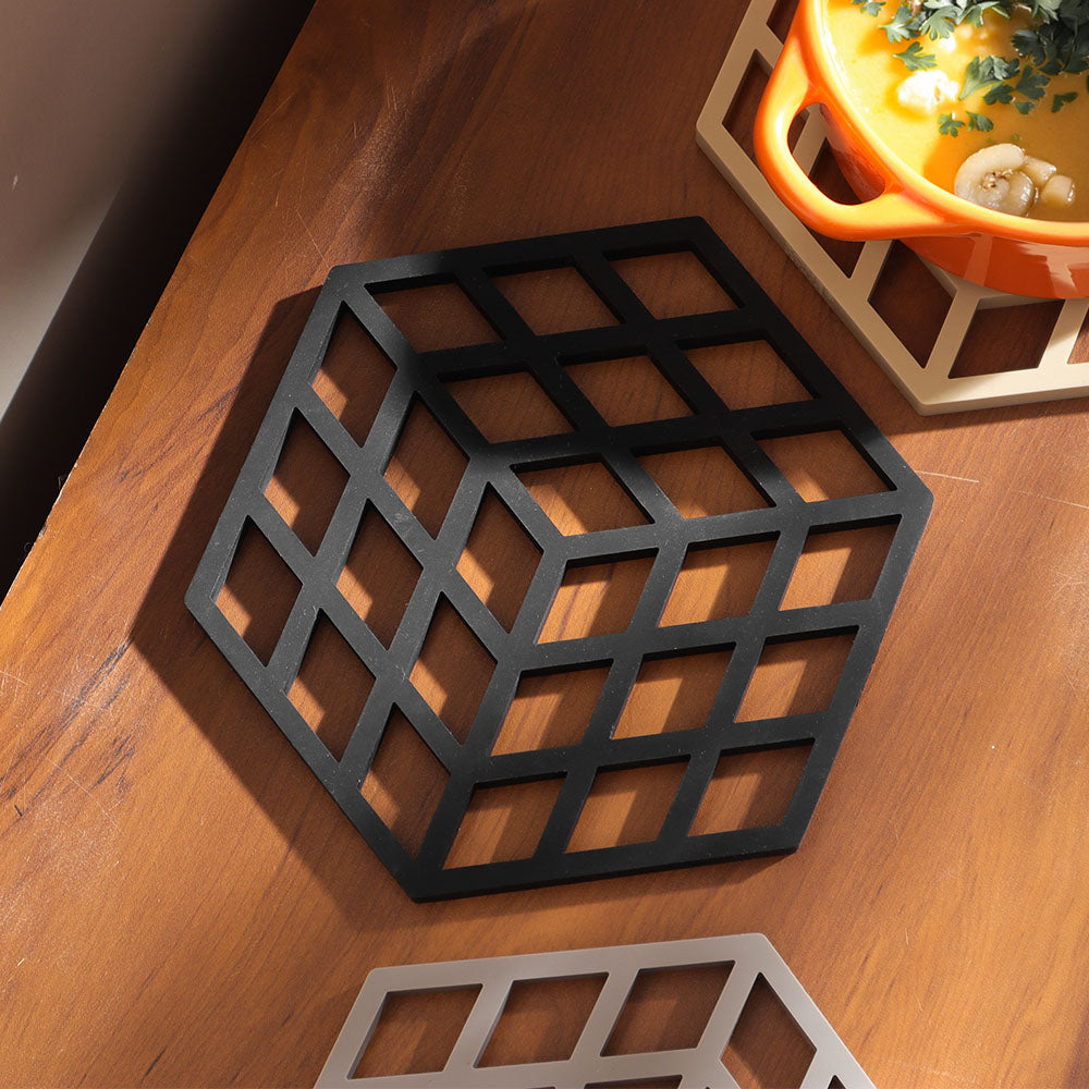Cube Trivet - Black