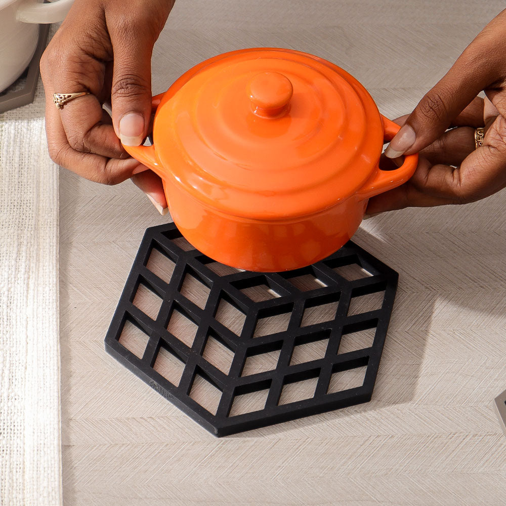 Cube Trivet - Black