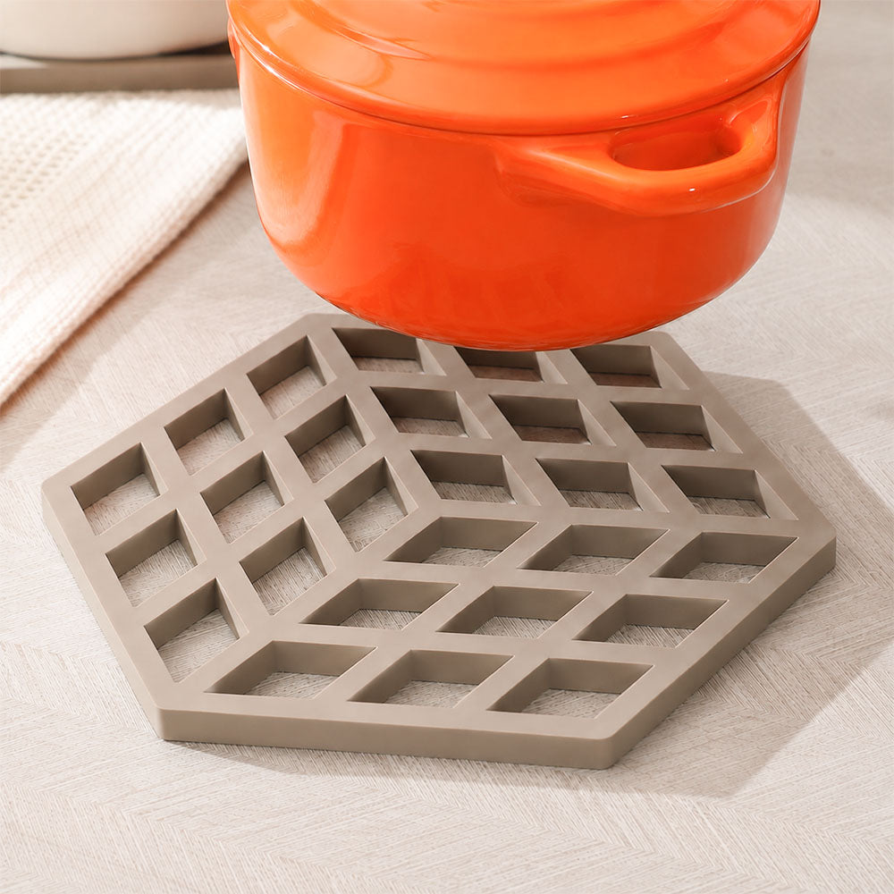 Cube Trivet - Taupe