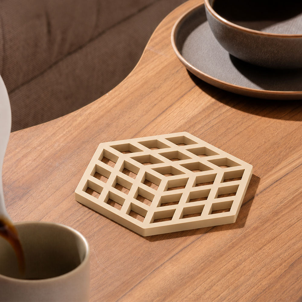 Cube Trivet - Warm Sand