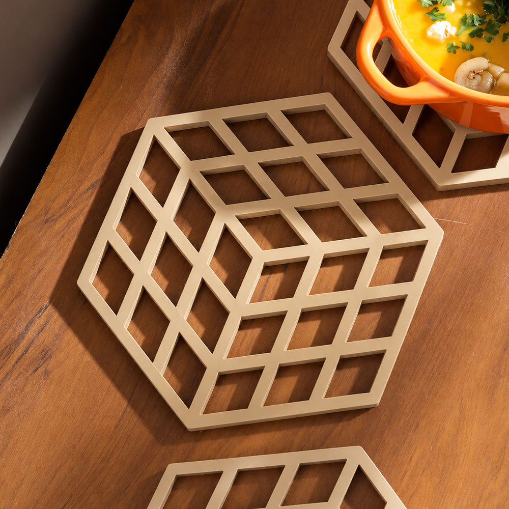Cube Trivet - Warm Sand