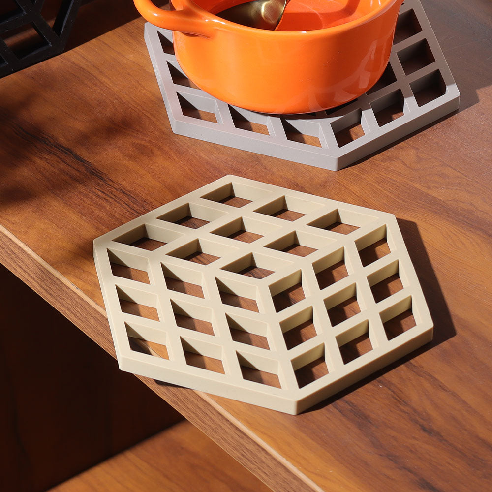 Cube Trivet - Warm Sand