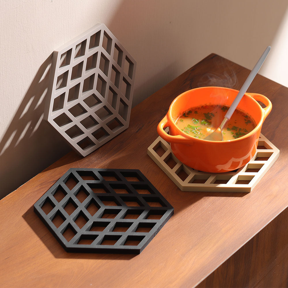 Cube Trivet - Taupe