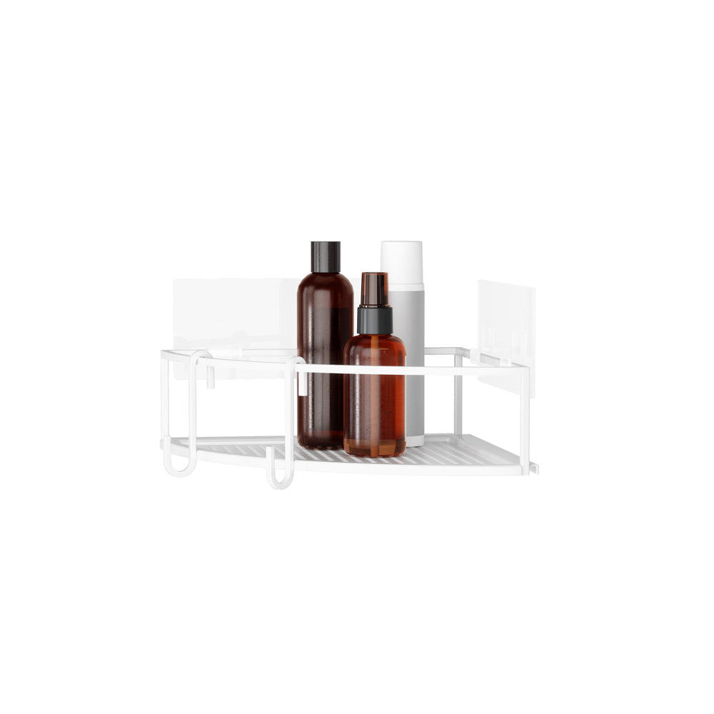Cubiko Corner Bins, Set of 2 - White