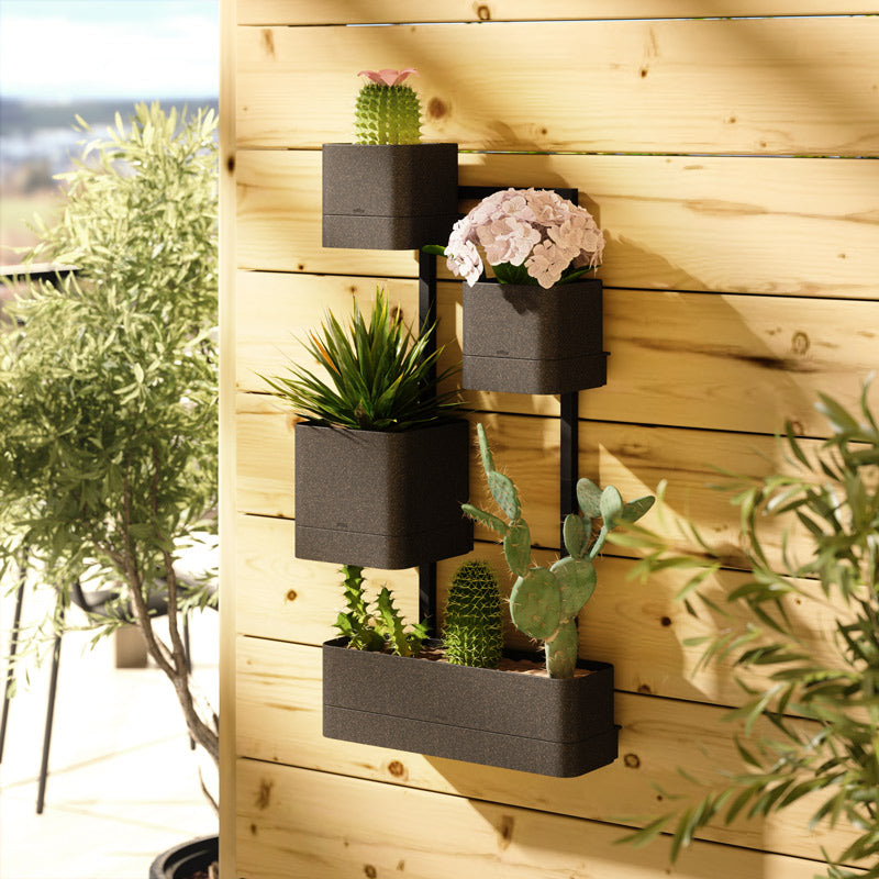 Cubiko Wall Planter - Black