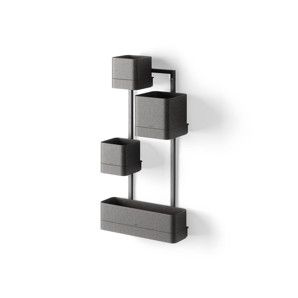 Cubiko Wall Planter - Black