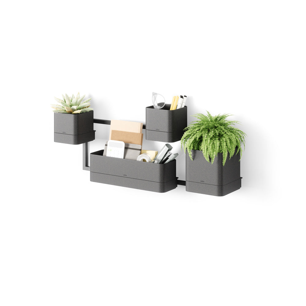 Cubiko Wall Planter - Black