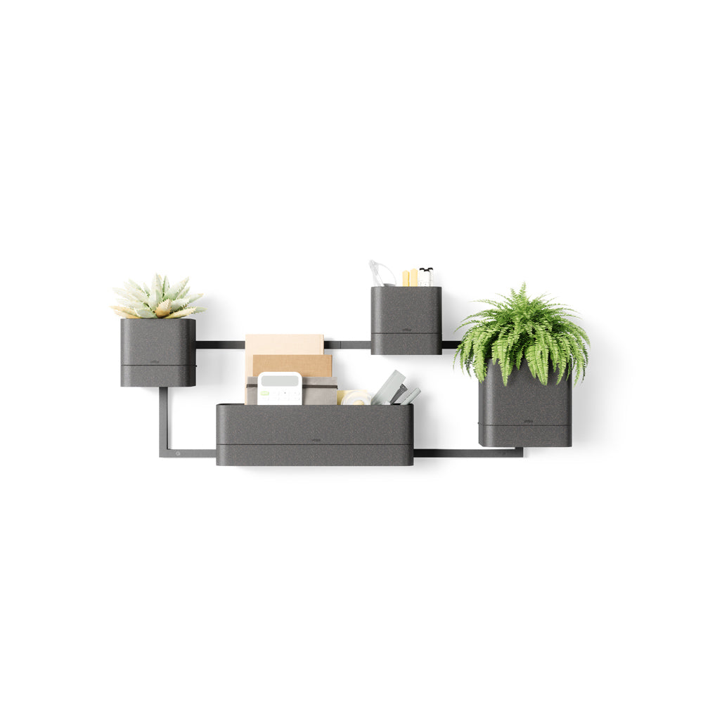 Cubiko Wall Planter - Black