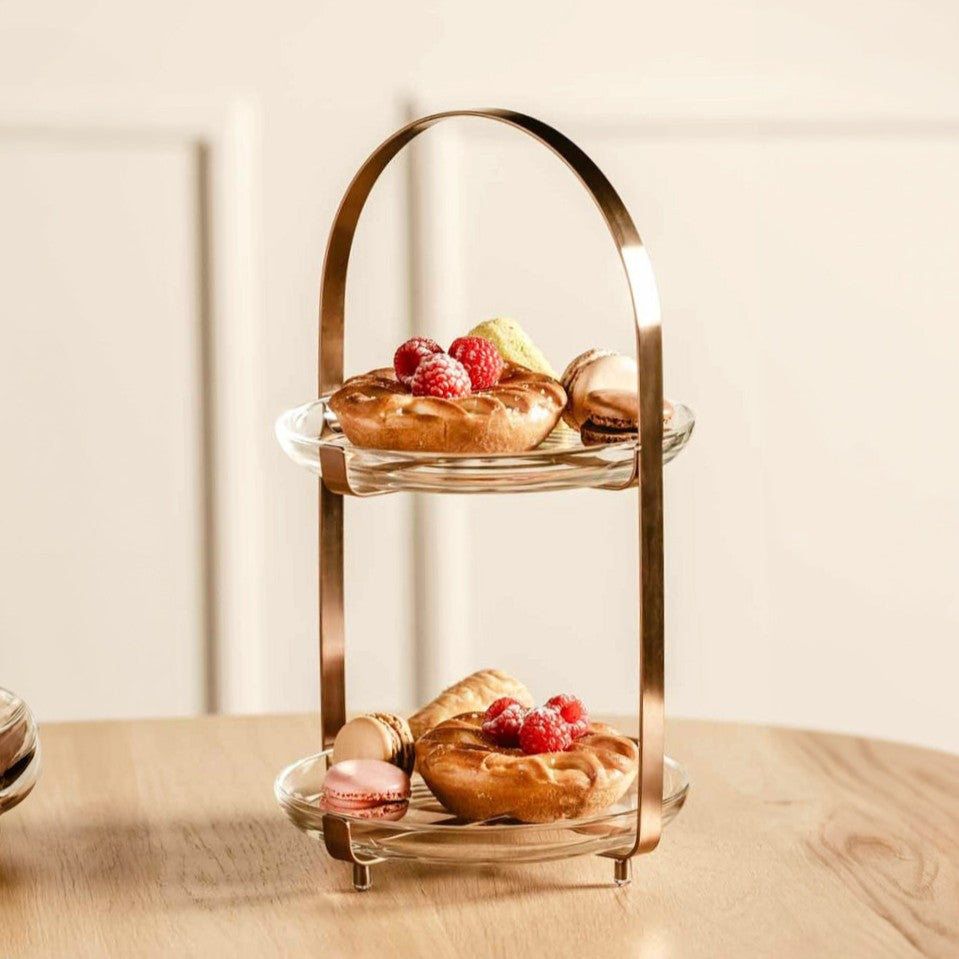 Cucina Tiered Serving Plates - Copper