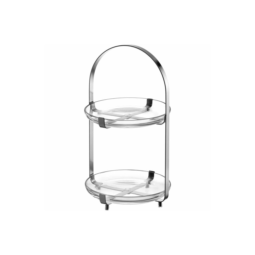 Cucina Tiered Serving Plates - Steel