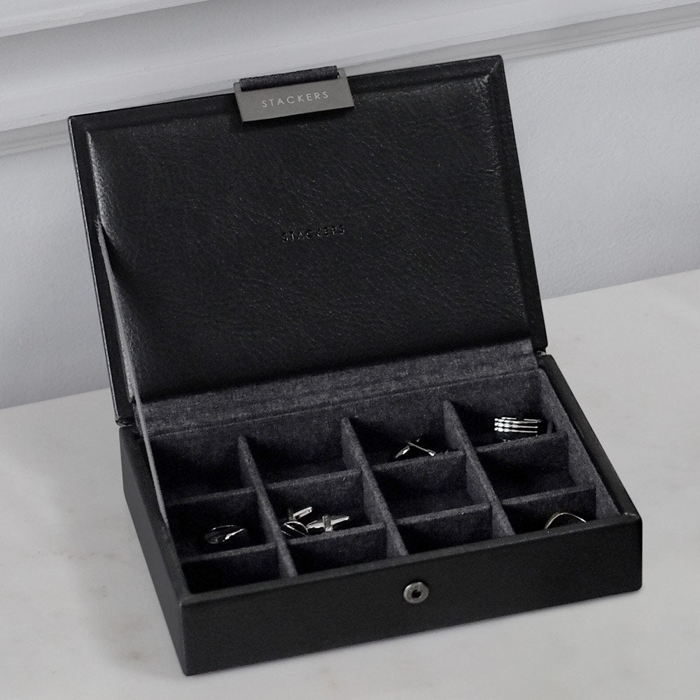 Cufflinks Storage Box - Black