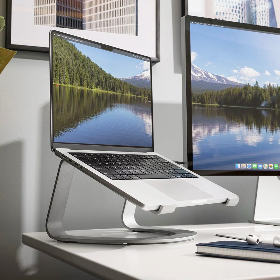 Curve SE Laptop Stand for Macbook - White