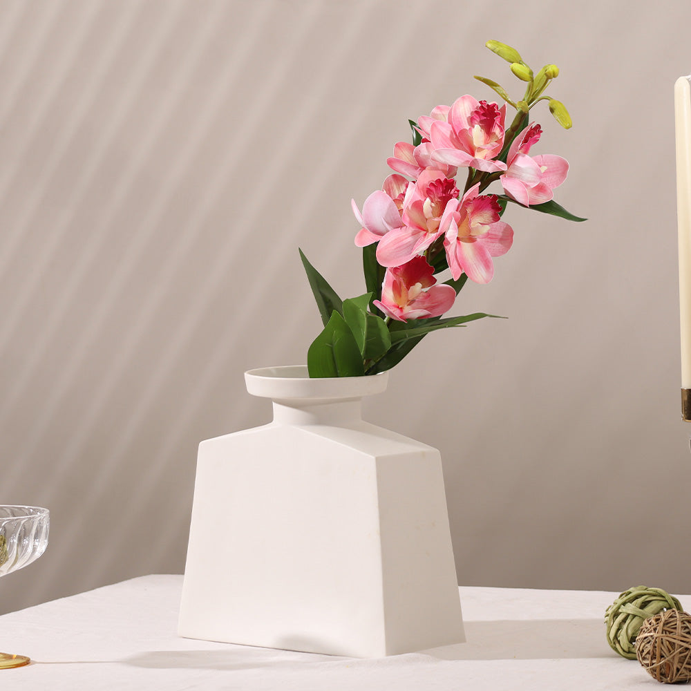 Cymbidium Orchid Faux Stem - Light Pink