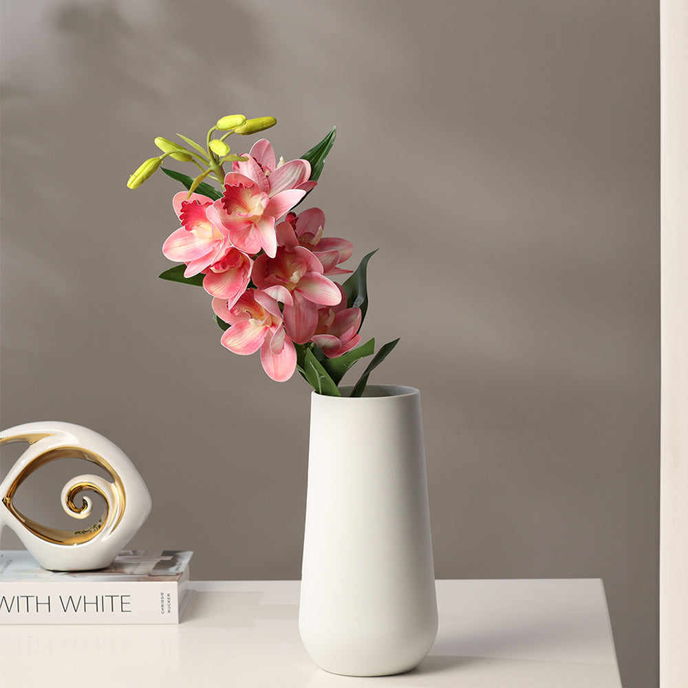 Cymbidium Orchid Faux Stem - Light Pink