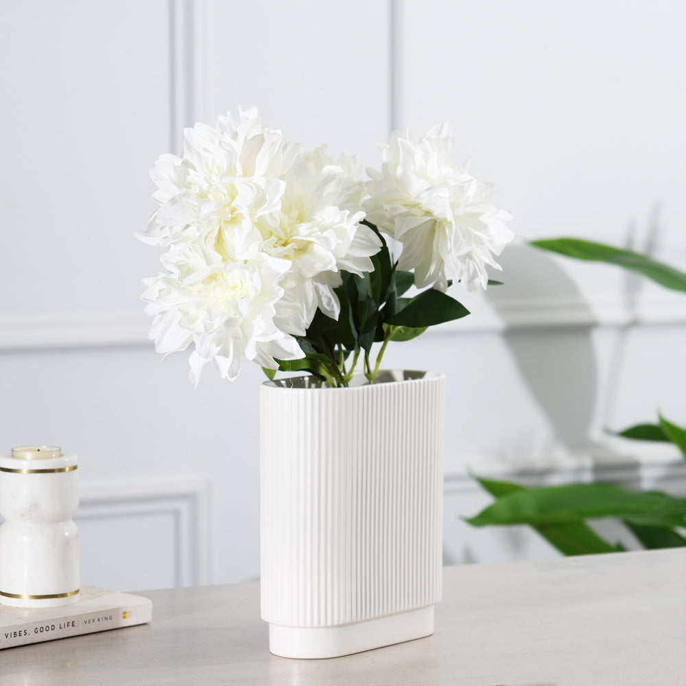 Dahlia Faux Bunch - Cream