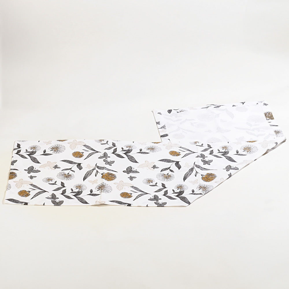 Dandelion Table Runner - White