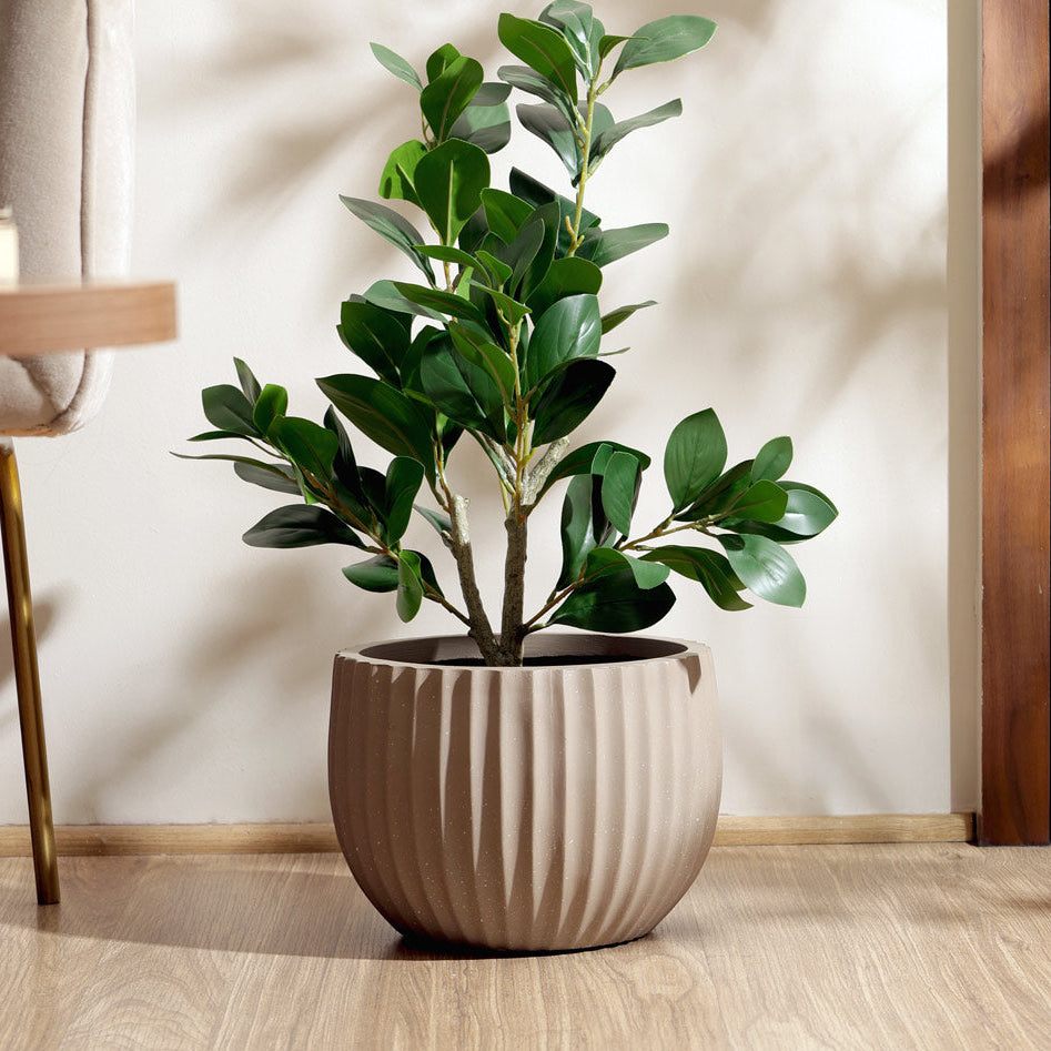 Dario Tapered Planter - Speckled Brown