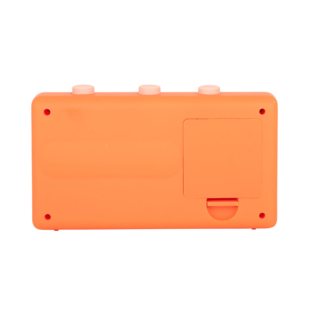 Data Flip Alarm Clock - Bright Orange