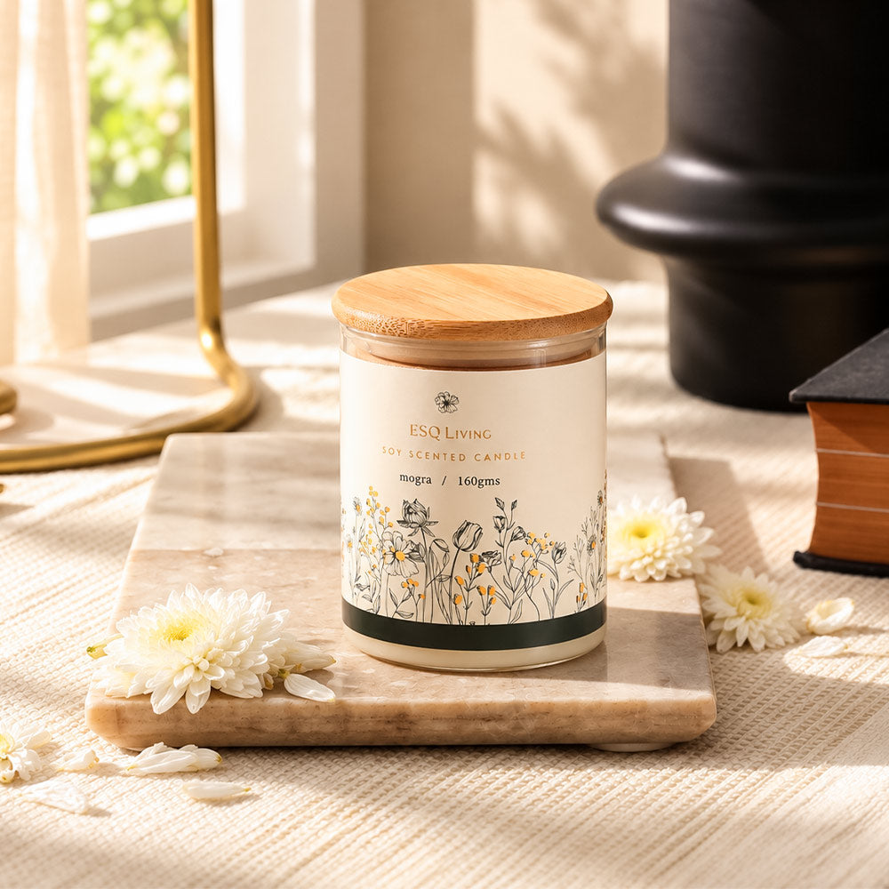 Blume Scented Soy Candle - Mogra
