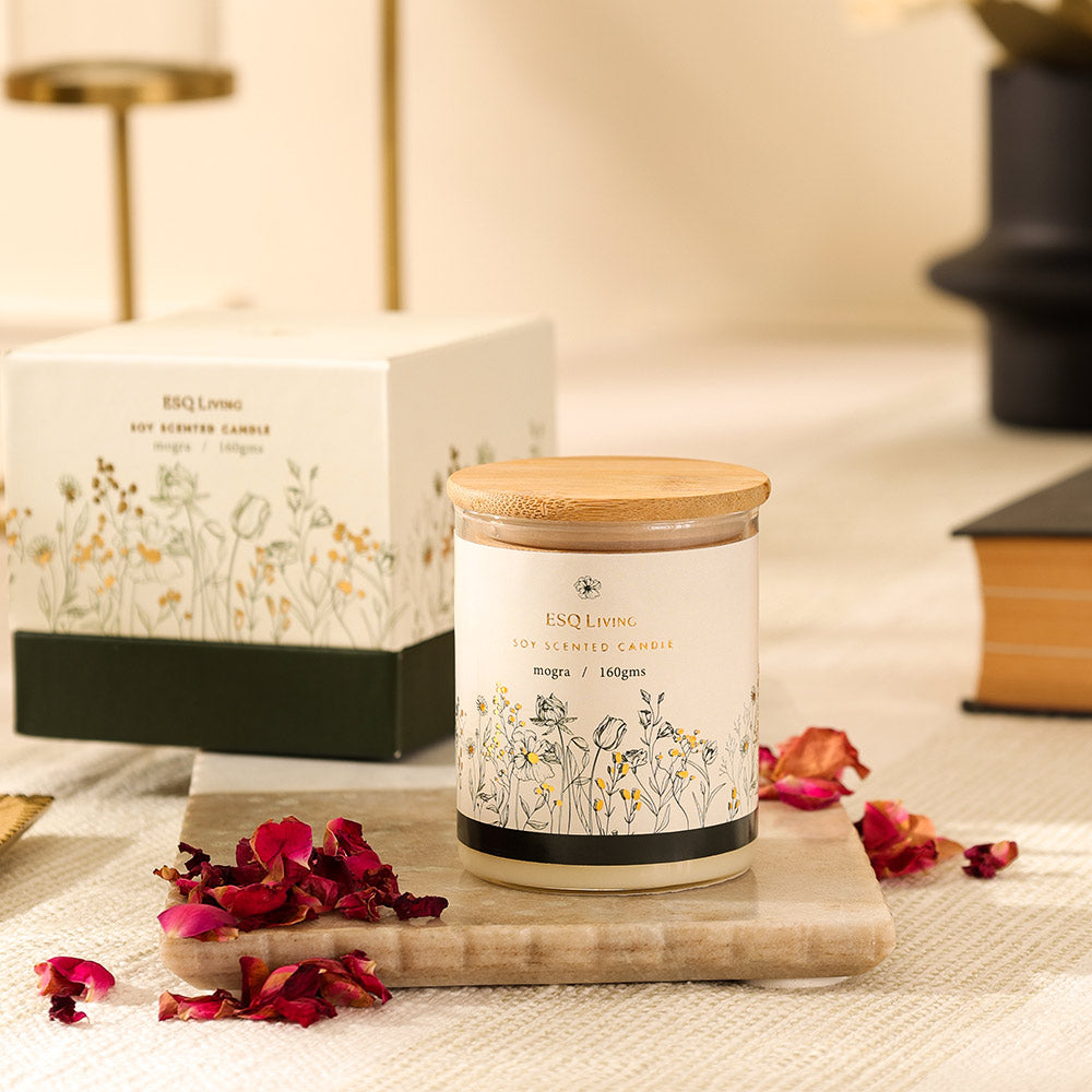 Blume Scented Soy Candle - Mogra