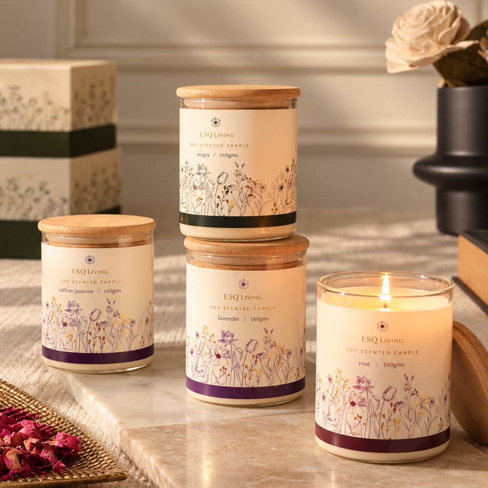 Blume Scented Soy Candle - Mogra