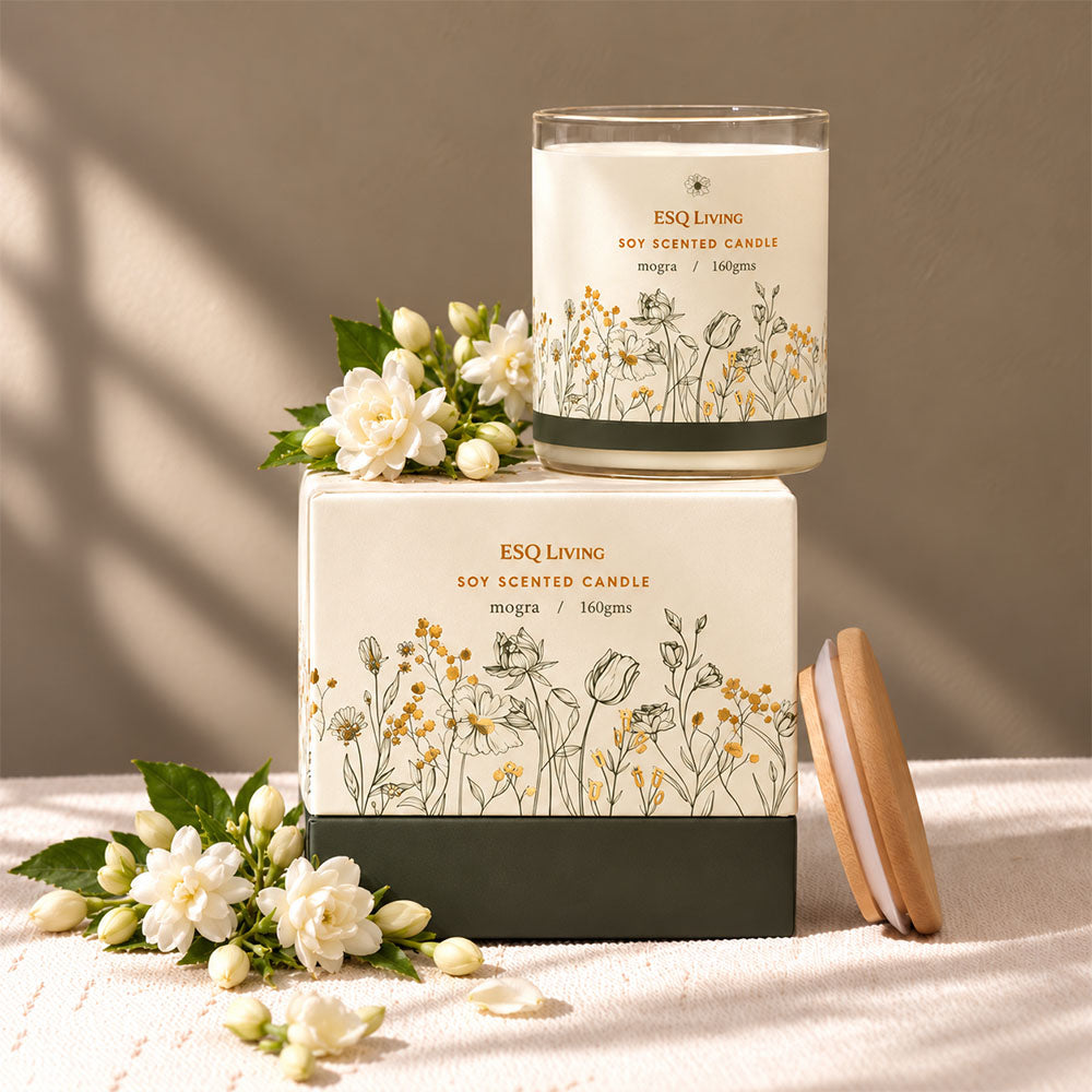 Blume Scented Soy Candle - Mogra
