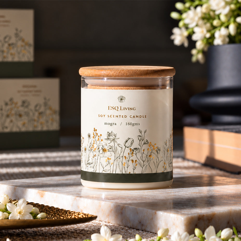 Blume Scented Soy Candle - Mogra