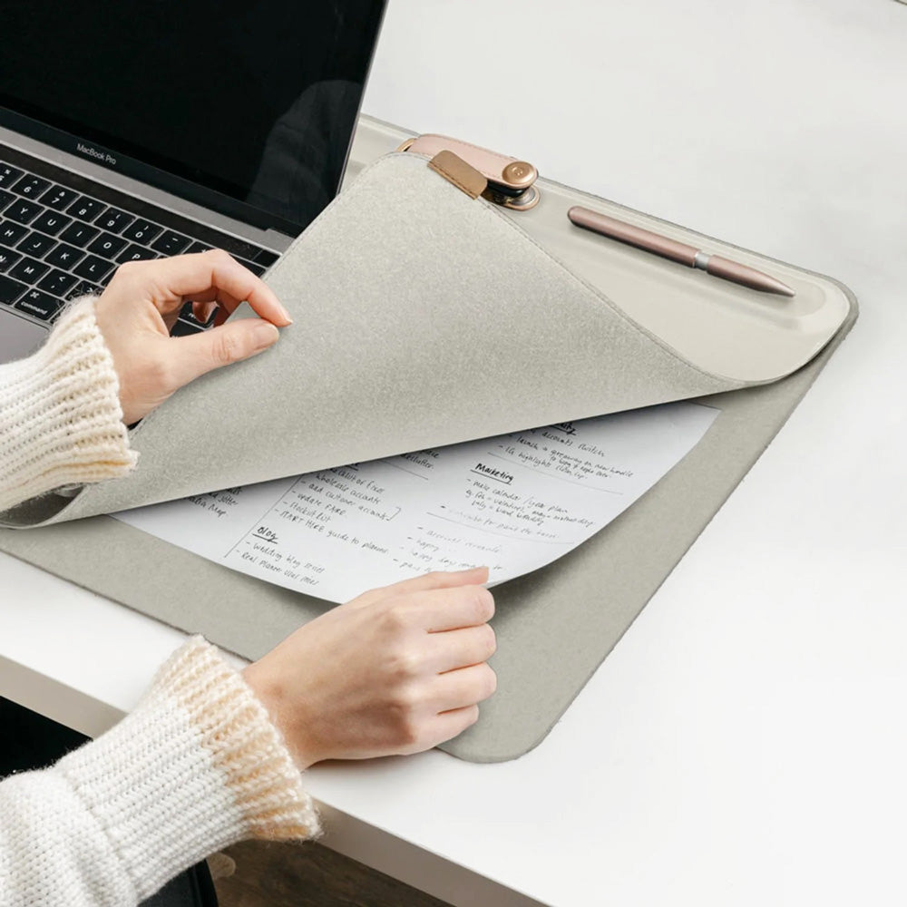 Desk Mat Large - Stone